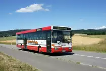 Bus Rheinland-Pfalz: Mercedes-Benz O 407 (BIR-WR 96) vom Omnibusbetrieb Westrich Reisen GmbH, aufgenommen im Juli 2022 in der Nähe von Kempfeld, einer Ortsgemeinde im Landkreis Birkenfeld.