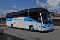 Irizar i6s, verlässt soeben den Busbahnhof von Annecy. 16.09.2022