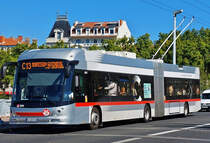 Hess BGGT-22D DC (lighTram5)(2015), aufgenommen auf der Br�cke Lafajette in Lyon. (Jeanny) 09.2022 