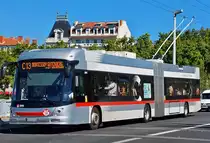 Hess BGGT-22D DC (lighTram5)(2015), aufgenommen auf der Brcke Lafajette in Lyon. (Jeanny) 09.2022 