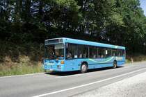 Bus Rheinland-Pfalz: Mercedes-Benz O 405 NÜ (BIR-WR 46) vom Omnibusbetrieb Westrich Reisen GmbH, aufgenommen im Juli 2022 in der Nähe von Herborn, einer Ortsgemeinde im Landkreis Birkenfeld.