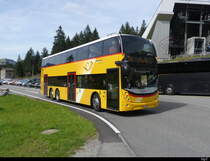 Postauto - Doppelstoöcker  SG  443910 auf der Schwägalp am 23.09.2022