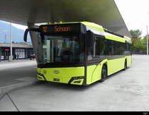 LIEMOBIL - Solaris Urbino Nr.529  FL 40214 am Warten in Buchs/SG am 24.09.2022