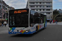 Mercedes Benz Citaro, von Sibra, aufgenommen in den Straßen von Annecy. 09.2022

