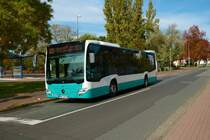 Stadtverkehr Maintal Mercedes Benz Citaro 2 am 04.10.22 in Maintal Ost