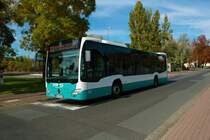 Stadtverkehr Maintal Mercedes Benz Citaro 2 am 04.10.22 in Maintal Ost