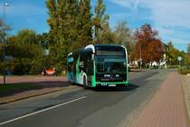 Stadtverkehr Maintal Mercedes Benz eCitaro am 04.10.22 in Maintal Ost