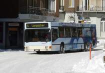 EAB Engelberg - MAN Bus Nr.3 OW 10260 unterwegs auf der Linie 6 in Engelberg am 15.02.2009
