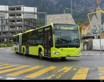 LIEMOBIL - Mercedes Citaro Nr.591 FL 40233 unterwegs in Schaan am 26.09.2022
