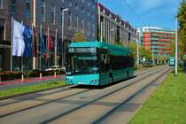 ICB Wasserstoff Solaris Urbino 12 Hydrogen Wagen 247 am 06.10.22 in Frankfurt am Main