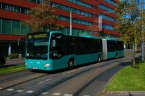 ICB Mercedes Benz Citaro 2 G Wagen 423 am 06.10.22 in Frankfurt am Main