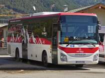 Iveco Crossway, aufgenommen am Bahnhof von Bour St. Maurice. 09.2022