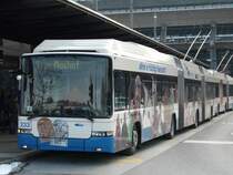 VBL - Gelenktrolleybus Hess BGGT-N2C  NR.233 unterwegs auf der Linie 1 am 15.02.2009
