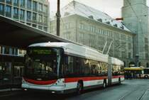 VBSG St. Gallen Nr. 172 Hess/Hess Gelenktrolleybus am 17. Januar 2009 St. Gallen, Bahnhof