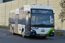 RG 3053, VDL Citea Elektrobus von Sales Lentz, bei der Abfahrt vom Bahnhof in Ettelbrück aufgenommen. 12.2022
