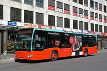 Mercedes Citaro 192, auf der Linie 5, bedient am 09.09.2022 die Haltestelle beim Guisanplatz.