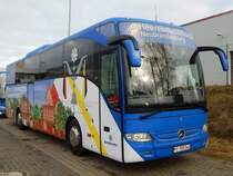 Mercedes Tourismo der Bundeswehr in Neubrandenburg am 31.12.2019