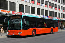 Mercedes Citaro 197, auf der Linie 5, bedient am 09.09.2022 die Haltestelle beim Guisanplatz.