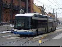 VBZ -Hess Trolleybus Nr.72 in Zürich Altstetten am 17.12.2022