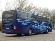 Mercedes Tourismo von Becker-Strelitz Reisen aus Deutschland in Neubrandenburg am 12.01.2020