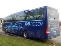 Mercedes Travego von GFB-Reisen aus Deutschland in Sassnitz am 12.01.2020