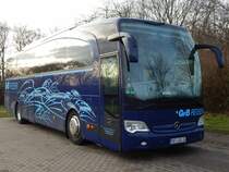 Mercedes Travego von GFB-Reisen aus Deutschland in Sassnitz am 12.01.2020