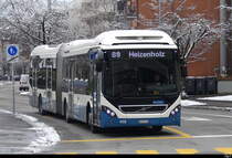 VBZ - Volvo 7900 Hybrid  Nr.458 unterwegs in ZH Altstetten am 17.12.2022