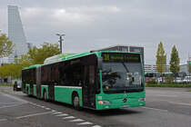 Mercedes Citaro 725, auf der Linie 38, fährt am 04.11.2022 zur Haltestelle Rankstrasse.
