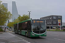 Mercedes Citaro 7029, auf der Linie 38, fährt am 04.11.2022 zur Haltestelle Rankstrasse.