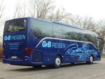 Setra 515 HD von GFB-Reisen aus Deutschland in Neubrandenburg am 18.01.2020