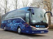 Setra 515 HD von GFB-Reisen aus Deutschland in Neubrandenburg am 18.01.2020