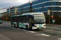 VDL Citea RMV Schnellbuslinie X19 am 28.12.22 in Neu-Isenburg