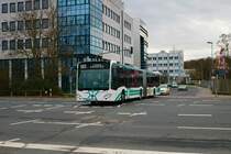Mercedes Benz Citaro 2 G RMV Schnellbuslinie X83 am 28.12.22 in Neu-Isenburg