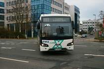 VDL Citea RMV Schnellbuslinie X83 am 28.12.22 in Neu-Isenburg