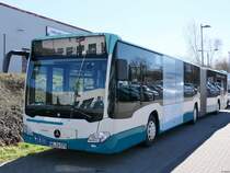 Mercedes Citaro III der Neubrandenburger Verkehrsbetriebe in Neubrandenburg am 23.03.2020