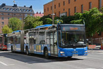MAN Lions City 4014, auf der Linie 4, fährt am 05.06.2022 durch die Odengatan.