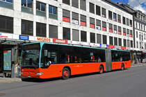 Mercedes Citaro 155, auf der Linie 9, bedient am 09.09.2022 die Haltestelle beim Guisanplatz.