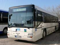 MAN SÜ 283 der MVVG in Neubrandenburg am 28.03.2020