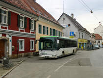 Graz. Der Dr. Richard W4538 steht hier am 13.01.2023 abgestellt am Dietrichsteinplatz.
