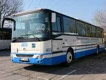 Irisbus Axer der MVVG in Neubrandenburg am 28.03.2020