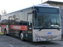 Iveco Crossway der MVVG in Neubrandenburg am 28.03.2020