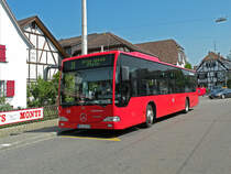 Mercedes Citaro von Südbadenbus, auf der Linie 31, wartet am 20.08.2011 an der Endstation in Allschwil.