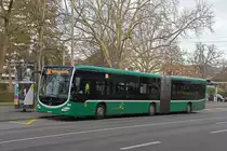 Mercedes Citaro 7041, auf der Linie 34, bedient am 02.01.2023 die Haltestelle Schützenhaus.