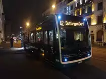 BVB 8106 Linie 42 Bettingen Dorf am 26.01.23 am Bahnhof SBB 