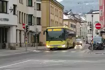 Iveco-Irisbus Crossway von Postbus (BD-16019) als Linie 4134 in Innsbruck, Leopoldstraße. Aufgenommen 26.1.2023.