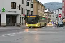 MAN Lion's City der Innsbrucker Verkehrsbetriebe (I-436MW) als Linie 590a in Innsbruck, Leopoldstraße. Aufgenommen 26.1.2023.