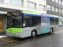 bls - Solaris Alpino Nr.38 BE 387470 bei den Bushaltestellen in Burgdorf am 14.02.2009