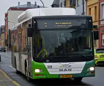 ZG 9974, MAN Lion’s City, des Tice, unterwegs in Petange. 01.2023 