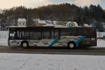 VS 3073, Seitenansicht eines Setra S 415 LE von Autobus Stephany aus Troisvierges, genießt eine kurze Pause am Busbahnhof in Clervaux. 01.2023