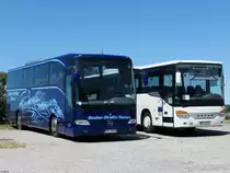 Mercedes Tourismo und Setra 415 UL von Becker-Strelitz Reisen aus Deutschland in Bergen am 01.06.2020